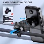 Car Air Vent Phone Mount — [Military-Grade Hook Clip] Compatible with Thick Phone Cases; Universal Vent-Clip Design - Image 2