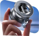 Vacuum-Suction Magnetic Phone Mount — 360° Adjustable Suction Cup Holder for Cars