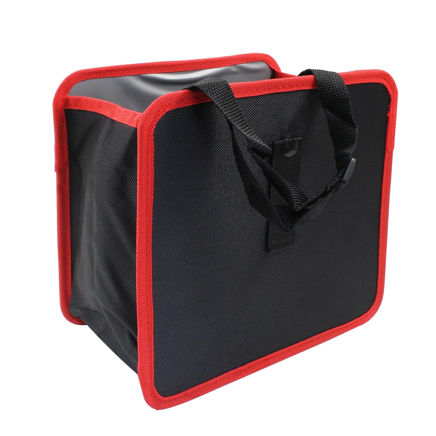 71rtnpxVgcL._SL1500_.jpg Foldable Car Trash Can, 8.97 x 8.97 x 5.5 inch Foldable Hanging Car Trash Bag,Multifunctional Car Storage Bag, Automotive Interior Accessories for Car (Red,Small) - Image 1